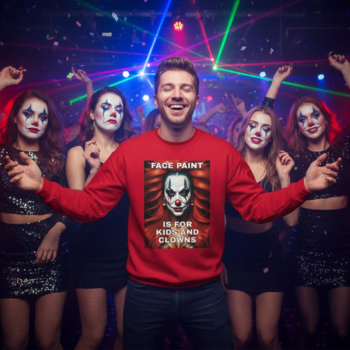 Clown Makeup Sweatshirt