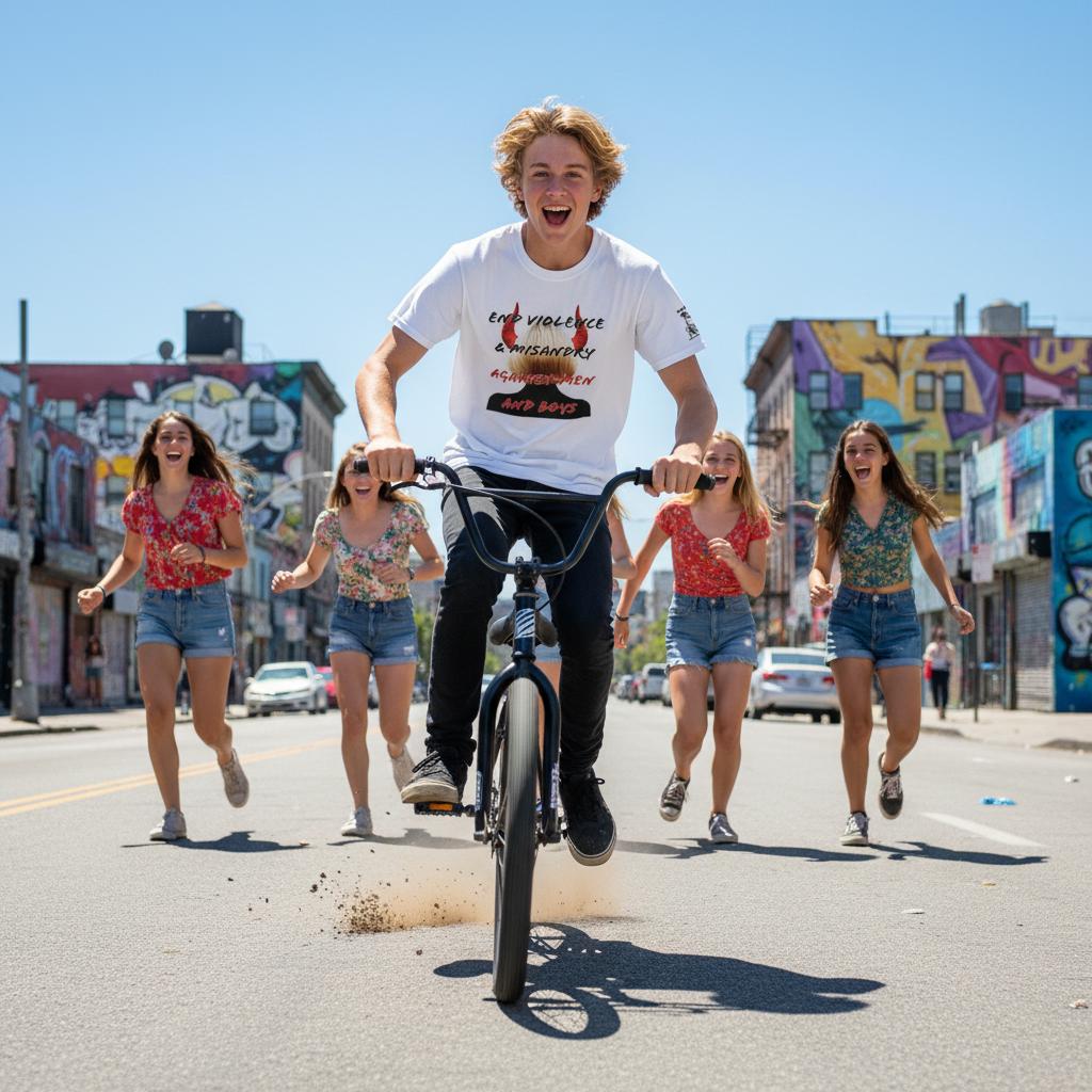 End Violence & Misandry T-Shirt – 100% Cotton