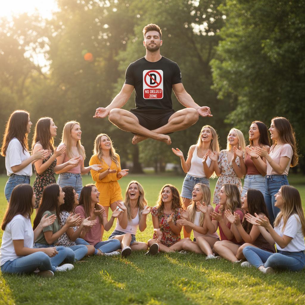 No Delulu T-Shirt – 100% Cotton